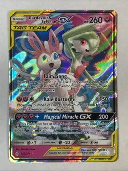 GARDEVOIR & SYLVEON GX 130/214 - 2019 Pokemon Sun & Moon Unbroken Bonds *mf - Image 1