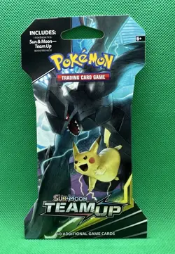 Pokemon Sun & Moon: Team Up Sleeved Booster Pack Factory Sealed - Image 1