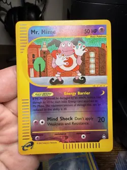 Pokemon Mr. Mime Aquapolis Series E Reader WOTC Reverse Holo 95b/147 - Image 1