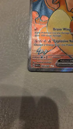 Pokemon TCG Charizard ex Scarlet & Violet 151 183/165 Full Art English NM - Image 4
