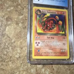 2000 Pokemon TCG CGC 9 Dark Charmeleon Team Rocket 32/82 Unlimited WOTC - Image 3