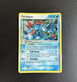 Carta Pokemon Feraligatr UF 4 Rara Holo EX Unseen Forces EN Good Vintage 2005 - Image 1