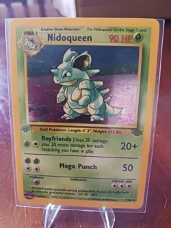 Pokemon Nidoqueen Jungle Set 1st Edition Holo Rare WOTC 7/64 NM Never Played - Image 1