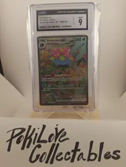 Pokemons Venusaur ex 198/165 Sv: Scarlet & Violet 151 Full Art Holo CGC 9 - Image 1