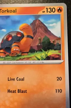 Torkoal 025/159 Common Scarlet & Violet: Journey Together Pokemon TCG - Image 3