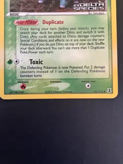 Pokemon Ditto Bulbasaur 36/113 Delta Species Reverse Holo Stamped - Image 4
