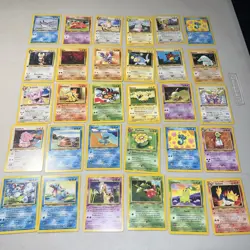 Pokemon TCG Vintage WOTC Neo Genesis All 1st Edition, Lot 47 No Duplicates - Image 1