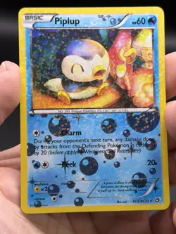 Piplup RC6/RC25 Legendary Treasures: Radiant Collection Holo Pokemon English LP - Image 3