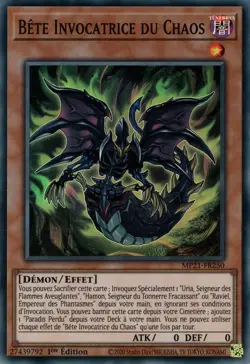 Yu-Gi-Oh : Bete Invocatrice du Chaos - MP21-FR250 - Super Rare - NM - FR - Image 1