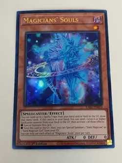 Yugioh Magicians' Souls x 3 - 1st Edition Ultra Rare NM - Free Holo B - Image 3