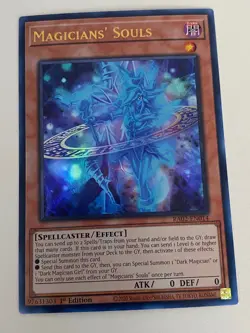 Yugioh Magicians' Souls x 3 - 1st Edition Ultra Rare NM - Free Holo B - Image 4