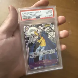 PSA 10 Trafalgar Law OP05-069 Comic Parallel Manga Art One Piece Card Japanese - Image 1