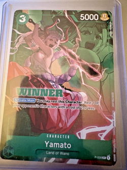 YAMATO - One Piece TCG P-008 PROMO CS Championship Series Celebration Pack 2023 - Image 1