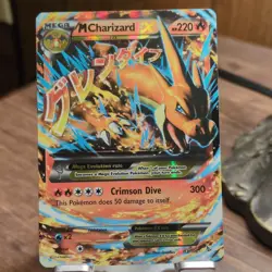 Pokemon M Charizard EX Evolutions Ultra Rare Holo Card 13/108 Mega HP220 2016 - Image 1