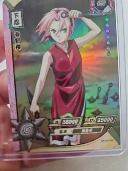 Sakura Haruno SR Holo Foil Kayou Official Naruto Card TCG NR-SR-060 PACK FRESH - Image 3