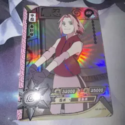 Sakura Haruno NR-SR-079 Naruto Kayou Trading Card Super Rare Holo - Image 1