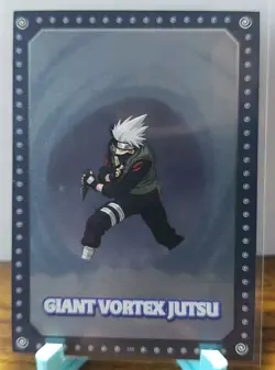 2024 Topps Animax Official Naruto Cards Giant Vortex Jutsu #125 Foil Insert - Image 1