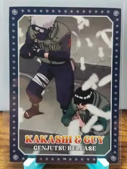 2024 Topps Animax Official Naruto Cards Kakashi & Guy Genjutsu Release #118 - Image 1