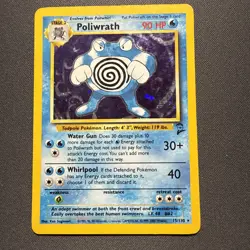Poliwrath Base Set 2 Holo Rare Pokemon TCG Card 15/130 - Image 1