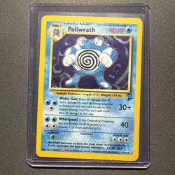 Poliwrath Base Set 2 Holo Rare Pokemon TCG Card 15/130 - Image 3