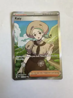 Katy Pokemon TCG Trainer Card 237/198 Scarlet & Violet English Full Art - Image 1