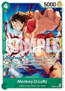 Monkey.D.Luffy (Red Bull Double Don!!) - One Piece Promotion Cards (OP-PR) - Image 1