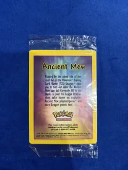 Pokemon Ancient Mew 2000 Movie Promo Holo Card - Factory Sealed - Image 1