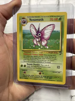 Pokemon Venomoth 31/130 Rare Base Set 2 Pokemon 2000 Vintage WOTC Card TCG LP+ - Image 2