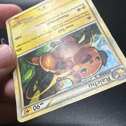 Raichu - 30/30 - Holo Rare Deck Promo HGSS Heartgold - Pokemon Card - MP - Image 4