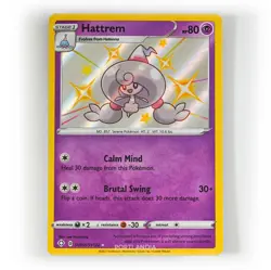 Pokemon - Hattrem - SV055/SV122 - SWSH Shining Fates - Shiny Vault Card - Image 1
