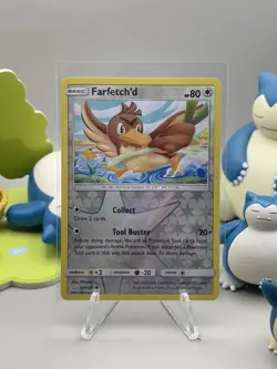 Farfetch'd Pokemon Card 127/181 Team Up Reverse Holo Uncommon - Image 1