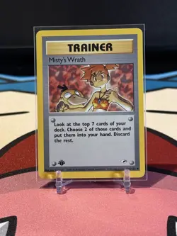 Pokemon Card - Misty's Wrath Gym Heroes 114/132 Uncommon 1st Edition - Image 1