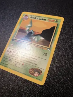 Brock's Golbat 039/132 Gym Heroes 1st Edition Pokemon Card In Mint Condition - Image 3