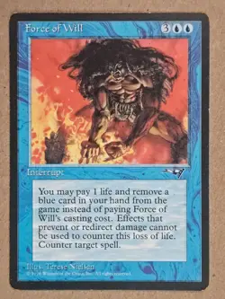 Force of Will - Alliances - Lightly Played | MTG - Image 1