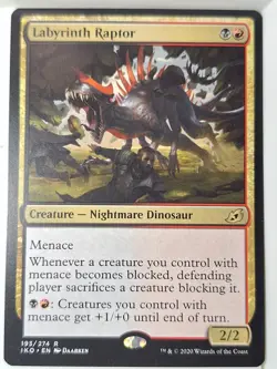 Labyrinth Raptor - Ikoria: Lair of Behemoths - Magic the Gathering MTG Nice! - Image 1