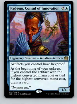 Magic the Gathering Padeem, Consul of Innovation Kaladesh MTG Free Shipping! - Image 1