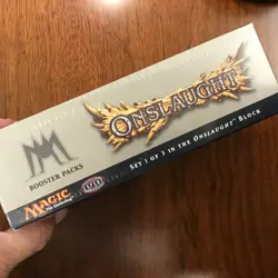 2002 ONSLAUGHT Booster Box Magic the Gathering SEALED UNOPEND BRAND NEW - Image 2