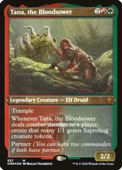 Tana, the Bloodsower: MtG Magic Commander Legends Etched Foil Mythic - Image 1