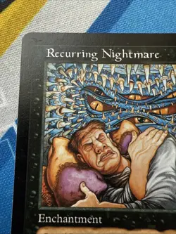 Recurring Nightmare - Exodus - Magic the Gathering Vintage 1998 WOTC - Image 2