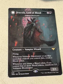 mtg Dracula Lord of Blood // Lord of Bats, Innistrad Crimson Vow, unplayed - Image 1