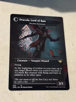 mtg Dracula Lord of Blood // Lord of Bats, Innistrad Crimson Vow, unplayed - Image 2