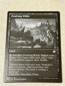 mtg Evolving Wilds, Double Feature, slight play - Image 1