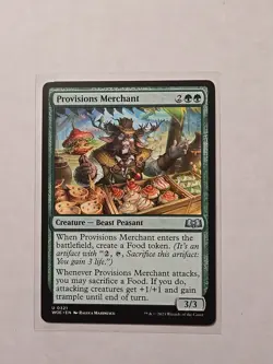 Provisions Merchant - Wilds of Eldraine - LP - Uncommon - Creature - Image 1