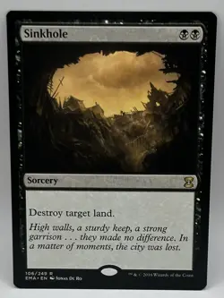 MTG 2016 Eternal Masters - #106 Sinkhole - Image 1