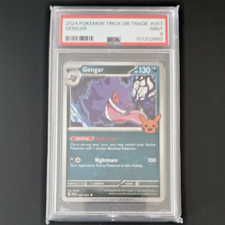 PSA 9 Gengar #057 2024 Trick or Trade Halloween Cosmos Pokemon Card - Image 2