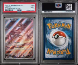 Pokemon TCG Mesprit Card 204/191 Surging Sparks Illustration Rare PSA 9 - Image 3