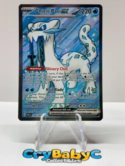 Pokemon Chien-Pao ex 236/193 Paldea Evolved Scarlet & Violet Ultra Rare Full Art - Image 1