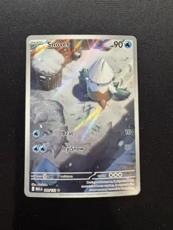 Snover 140/132 Mega Evolution Illustration Rare Full Art Holo Pokemon TCG MINT - Image 1