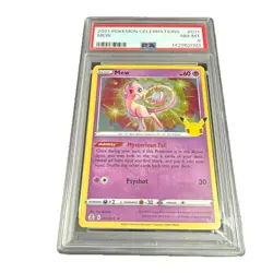 Pokemon TCG Mew Holo Celebrations 011/025 PSA 8 - Image 1