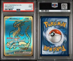 Pokemon TCG Miraidon EX Hyper Rare Full Art Holo Card PSA 9 MINT - Image 1